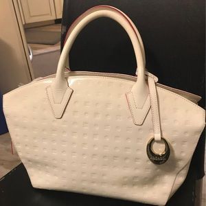 Arcadia patent leather handbag